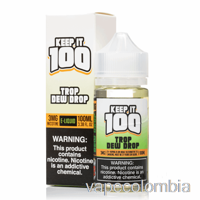 Vape Kit Completo Trop Dew Drop - Mantenlo 100 - 100ml 6mg